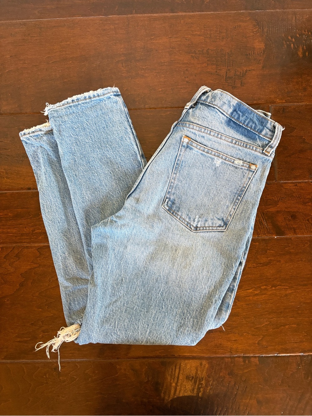 Abercrombie & Fitch Light Blue Straight Leg Jeans